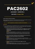 PAC2602 Assignment 1 Semester 2 (Due: 23 August 2023)