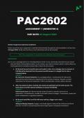 PAC2602 Assignment 1 Semester 2 - Due&colon; 23 August 2023