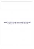 RNSG 1137 Clinical Judgment Professionalism Quiz 2023&comma;RNSG 1137 Evidence Based Practice&sol;Patient Centered Care Quiz 2023&comma; RNSG 1137 Safety&sol;Quality Improvement Quiz 2023&sol;RNSG 1137 Safety&comma; RNSG 1137 Healthcare Organizations&sol;Teamwork Collaboration Quiz 2023&comma;R