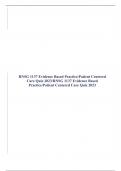 RNSG 1137 Evidence Based Practice&sol;Patient Centered Care Quiz 2023&sol;RNSG 1137 Evidence Based Practice&sol;Patient Centered Care Quiz 2023