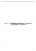 RNSG 1137 Final Study Guide &lpar;updated 2023&rpar;&sol;RNSG 1137 Final Study Guide &lpar;updated 2023&rpar;