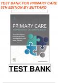 BUNDLE  for Primary Care Interprofessional Collaborative Practice 6th Edition Buttaro Test Bank 