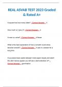 REAL ASVAB TEST 2023 Graded & Rated A&plus;