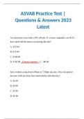 ASVAB Practice Test &vert; Questions & Answers 2023 Latest