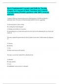 Dewit Fundamental Concepts and Skills for Nursing Chapter 26 Concepts of Basic Nutrition and Cultural Considerations (Possible questions with 100% accurate answers)