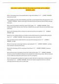 NFHS HEAT ILLNESS PREVENTION EXAM QUESTIONS WITH CORRECT ANSWERS&lowbar;2023