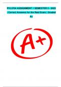 PVL3704 ASSIGNMENT 1 SEMESTER 2 - 2023 &vert; Correct Answers for the Real Exam &vert; Graded A&plus;