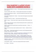 FELE SUBTEST 3 LATEST STUDY GUIDE WITH ANSWERS RATED A