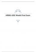 HRMG 4202 Week6 Final Exam.