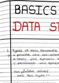 Basics of Data structures