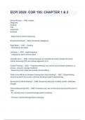 ECPI 2020&colon; COR 195&colon; CHAPTER 1 & 2