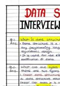 Data structures interview questions