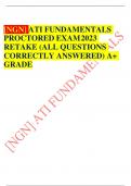 [NGN] ATI FUNDAMENTALS PROCTORED EXAM2023 RETAKE (ALL QUESTIONS  CORRECTLY ANSWERED) A+  GRADE 1.A nurse is planning care for a group of clients. Which of the following tasks should the nurse delegate to an assistive personnel? A. Changing the dressing fo
