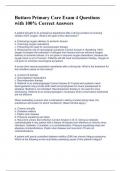 Buttaro Primary Care Exam 4 Questions with 100&percnt; Correct Answers 