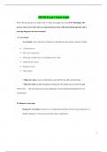NR302 Exam 1 Study Guide / NR 302 Exam 1 Study Guide (Latest-2023): Chamberlain College of Nursing
