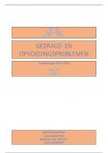 Thema's uit de orthopedagogiek: gedrags- en opvoedingsproblemen