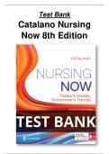 Catalano Nursing Now 8th Edition Test Bank  - All Chapters (1-28)|  A+ ULTIMATE GUIDE2022 