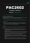 PAC2602 Assignment 2 Semester 2 (Due Date: 26 September 2023)