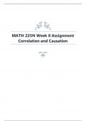 MATH 225N Week 8 Assignment Correlation and Causation.