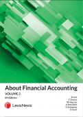 FAC1601 Prescribed Textbook: About Financial Accounting