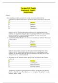 Nursing2058 Health Assessment Exam1: Study Guide