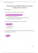 WGU Pharmaceutic II &lpar;PHAR 636&rpar; Midterm Exam Practice  Questions with Correct Answers