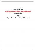 Test Bank For Principles of Anatomy and Physiology  16th Edition By Gerald Tortora, Bryan Derrickson  | All Chapters, Latest Edition|