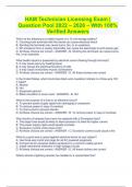 HAM Technician Licensing Exam &vert; Question Pool 2022 &ndash; 2026 &ndash; With 100&percnt; Verified Answers