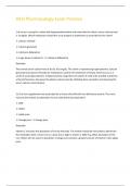 HESI Pharmacology Exam Practice Questions and Answers 2023 &lpar;Verified Answers&rpar;