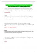 HESI &lpar;PHARM 100&rpar; PHARMACOLOGY PRACTICE EXAM QUESTIONS WITH ALL ANSWERS