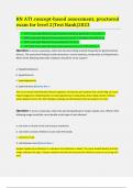 RN ATI concept-based assessment&comma; proctored exam for level 2-Test Bank 2023