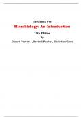 Test Bank For Microbiology: An Introduction  13th Edition By Gerard Tortora , Berdell Funke , Christine Case | Chapter 1 – 28, Latest Edition|