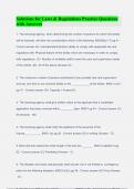Solutions for Laws & Regulations Practice Questions with Answers