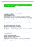 Package deal forvMED SURG HESI EXAM QUESTIONS 2022-2023 WITH All Answers Verified Correct