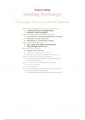 Inleiding in de Psychologie DEEL 1&colon; samenvatting &OpenCurlyQuote;Psychology&rsquo; van Gray en Bjorklund&comma; hoofdstukken 1-8