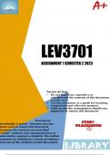 LEV3701 Assignment 1 (DETAILED ANSWERS) Semester 2 2023