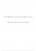 NURS 6551 Primary Care of Women Midterm Exam 2