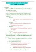 NURS 5334 PHARM STUDY GUIDE QUIZ 1 LATEST UPDATE &lpar;2023&sol;2024&rpar;