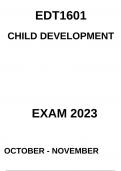 EDT 1601 Child Development 2023