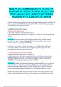 HESI PN EXIT COMPREHENSIVE EXAM 2&sol;PN  HESI EXIT 2023&sol;2024 ACTUAL EXAM 2&vert; 100  QUESTIONS & 100&percnt; CORRECT & VERIFIED  ANSWERS WITH RATIONALES &lpar;NEW&excl;&excl;&rpar;
