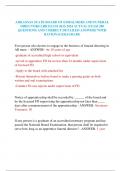 ARKANSAS STATE BOARD OF EMBALMERS AND FUNERAL DIRECTORS LRR EXAM 2023-2024 ACTUAL EXAM 200 QUESTIONS AND CORRECT DETAILED ANSWERS WITH RATIONALES&vert;AGRADE   