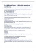 RCIS Mock Exam 2023 with complete solutions A&plus; GURANTEED 