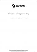 Strategische Marketing samenvatting