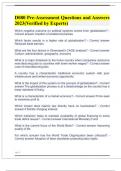 D080 Pre-Assessment Questions and Answers 2023&lpar;Verified by Experts&rpar;