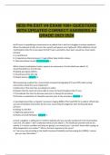 HESI PN EXIT V4 EXAM 100&plus; QUESTIONS WITH UPDATED CORRECT ANSWERS A&plus; GRADE 2023 2024