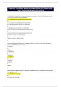 Pearson Vue State Health Insurance Practice Exam-with 100&percnt; verified solutions-2023-2024