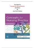 Test Bank - Concepts for Nursing Practice 3rd Edition By Jean Foret Giddens | Chapter 1 – 57, Complete Guide 2023|