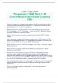 NCTI FINAL EXAM Progression: Field Tech II - III Conventional Study Guide Graded A 2023
