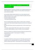 Prophecy PACU RN A v1 Questions & Answers&comma; 2023