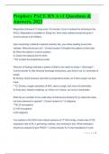 Prophecy PACU RN A v1 Questions & Answers&comma; 2023